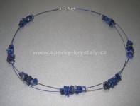 Náhrdelník Lapis Lazuli na lanku