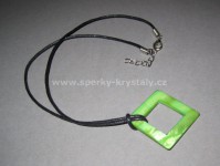 Náhrdelník z perleťových minerálů - zelený